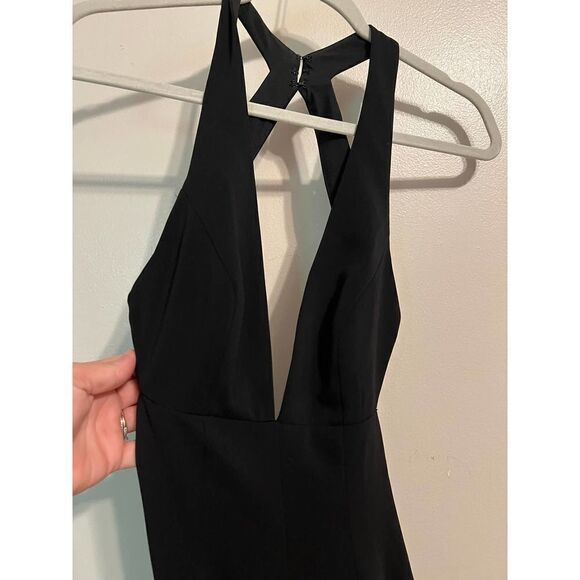 Jay Godfrey Rooney Deep V-Neck Sleeveless Cutout-Back Jumpsuit Sz. 0 - Picture 4 of 9